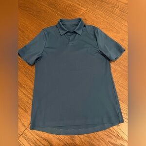 Lululemon Men's Polo Shirt - Dark Blue Medium